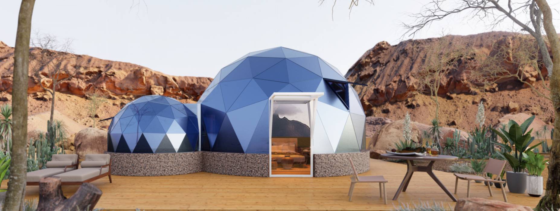 韶山市球形智能光伏玻璃星空房